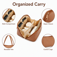 Sac fourre-tout promotionnel à fermeture éclair multi-compartiments avec logo personnalisé pour adultes, vente en gros, fabrication directe en usine, sac de courses réutilisable