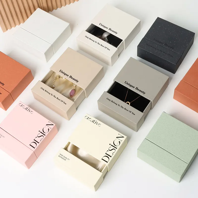 luxury recycled cardboard packaging boxes for jewellery