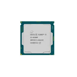 Processador desktop, pc 4core 4thread i3 9100f lga 1151 3.6ghz srf7w cpu i3 8100 i3 8300t 9400f 9500f 9600kf processador