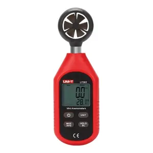 UNI-T UT363 UT363BT UT363S Anemometer Genggam Digital Pengukur Kecepatan Angin Penguji Suhu Layar LCD