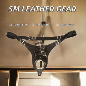 Lederen <span class=keywords><strong>Bondage</strong></span> Herenketting Sexy Jarretelgordel Ondergoed <span class=keywords><strong>Bondage</strong></span> Set Kuisheidsgordel <span class=keywords><strong>Bondage</strong></span> Fetisj Koppel Seks Speelgoed - Product Image 2