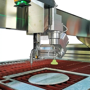 Hualong stonemachinery 5 trục áp lực cao mài mòn máy bay phản lực nước CNC gạch đá cẩm thạch Hydro bằng tia nước Máy cắt đá để bán - Product Image 6