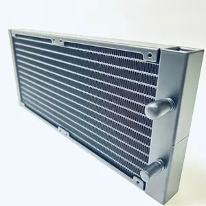 Radiateur d'ordinateur en aluminium de bonne qualité radiateur de refroidissement par eau personnalisé radiateur en aluminium échangeur de chaleur de refroidissement par eau