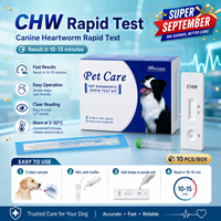 Test rapide de dépistage de l'antigène de la dirofilariase canine (CHW Ag) en cassette