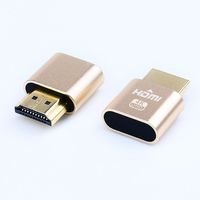 Dtech Émulateur d'Affichage 4K HDMI de Haute Qualité, Fictif, Moniteur Fantôme, Dongle sans Tête, OEM ODM