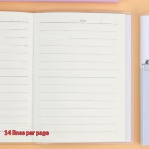 80 Sheets Plastic Cover Student Diary A6 Notebook Portable <b>Small</b> Pocket <b>Notepad</b> Gift in Bulk - Product Image 3