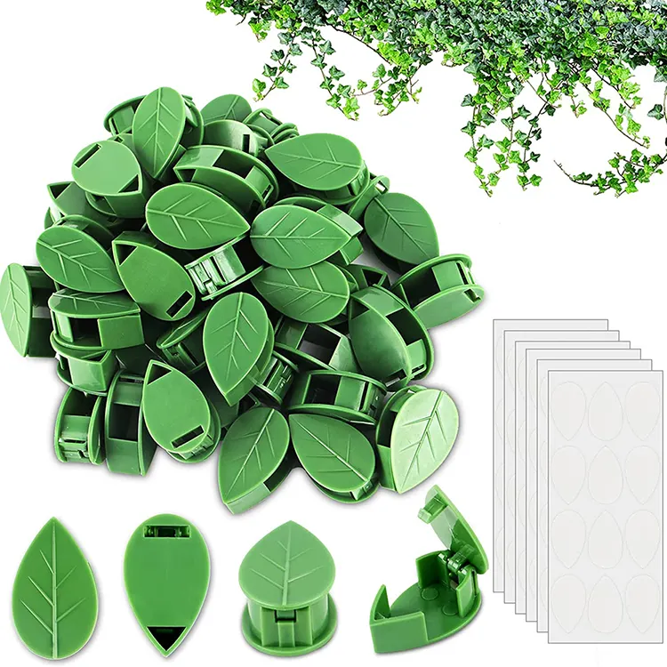 Plant Clips Leaf Vines Climbing Wall Fixture Snap climbing Plants Self-Adhesive Fixture Rattan Vine Fixed clip