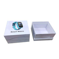 Boîte d'emballage personnalisée pour montre connectée OEM, boîte rigide blanche avec insert en EVA pour montre connectée pour enfants