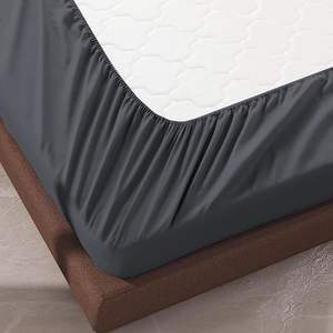 綿100% 通気性抜群 キング・クイーン・ツインサイズ ポリコットン フルサイズ フィットシーツ ホテル・病院用 - Product Image 2