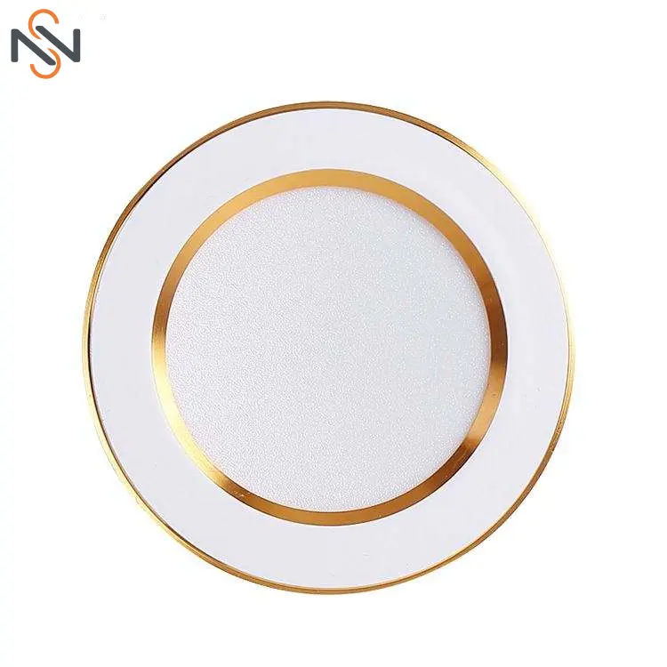 Modern European Style Decoration 3W 5W 7W 9W 12W 15W Aluminum Ultra Slim Round Embedded Led Downlight