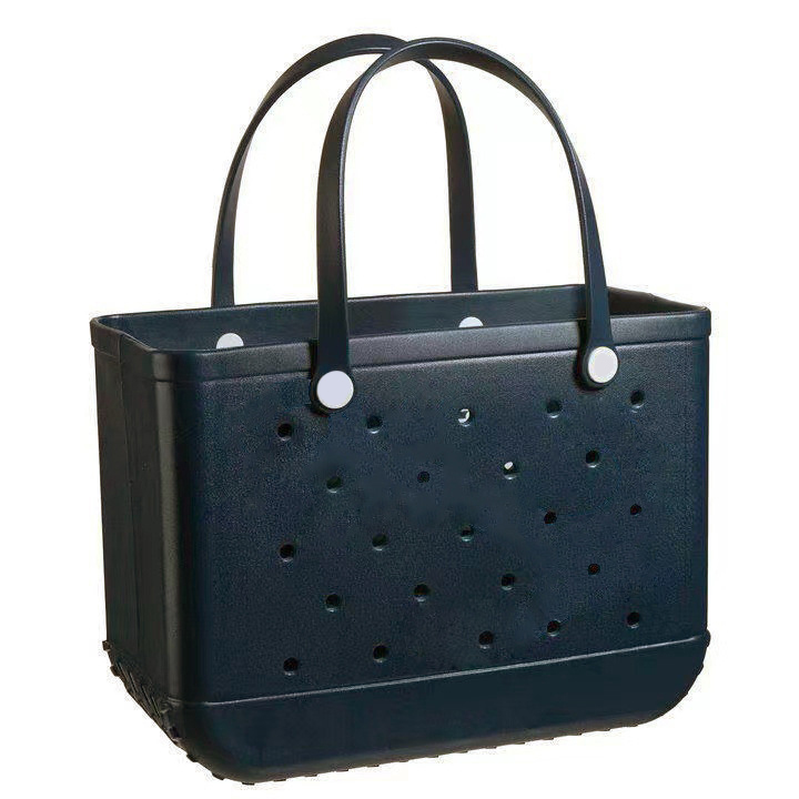 rubber tote bolsa with holes