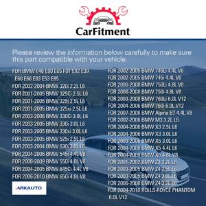 ARKAUTO Performance BOBINE D'ALLUMAGE Pack 12131712219 UF522 POUR BMW 3 5 7 X5 X3 Z3 Z4 E39 E46 E60 E92 E66 <span class=keywords><strong>E53</strong></span> E83 E85 N46 N43 N46 - Product Image 5