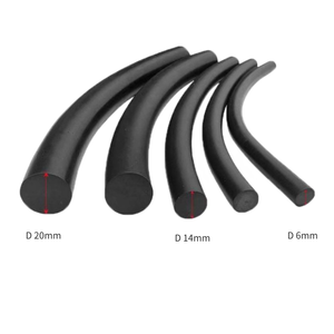 Tiras planas de silicona sólida hechas en Shenzhen, amortiguador de vibración resistente al aceite, corte adhesivo de doble cara resistente a la presión - Product Image 4