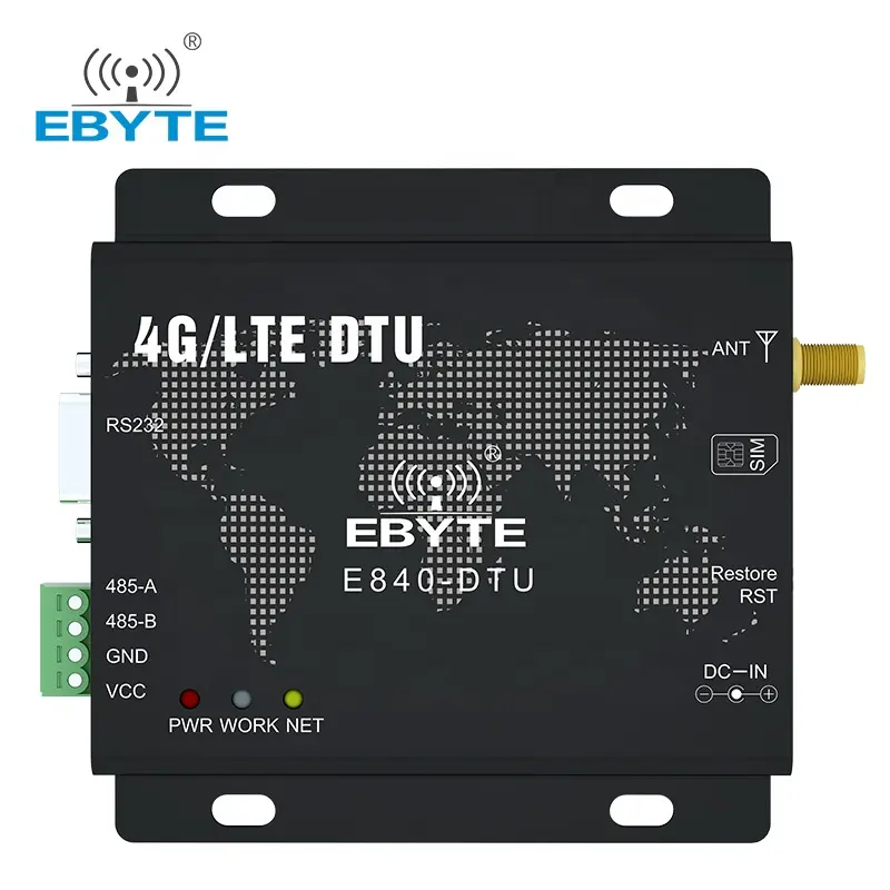 Ebyte E840-DTU(4G-02E) Good Quality Transceiver Receiver MQTT GSM GPRS 4G Wireless IoT Modbus Smart Home Remote RS485