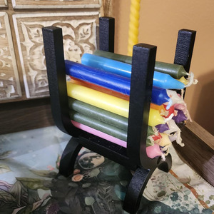 Support en bois pour Palo Santo - Rangement d'encens idéal pour bâtonnets de Palo Santo et <span class=keywords><strong>sauge</strong></span>, décoration spirituelle pour le yoga et la pleine conscience - Product Image 6