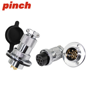 Conector de Aviación Pinch GX25, Conector Hembra/Macho de 2 Pines, Longitud de 28.5mm, Tamaño Total de 50mm - Product Image 3