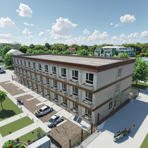 40 फीट लक्जरी फ्लैट पैक मोबाइल लिविंग कंटेनर विला कार्यालय के लिए कार्यालय उपयोग के लिए - Product Image 1