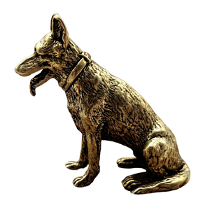 Özelleştirilmiş vintage el sanatları köpek küçük süsler hayvan dekorasyon heykel sanat koleksiyon - Product Image 2