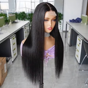 Peluca al por mayor con cierre <span class=keywords><strong>de</strong></span> encaje HD 2x6, <span class=keywords><strong>cabello</strong></span> humano virgen vietnamita/peruano, densidad del 250%, sin pegamento, onda corporal - Product Image 4