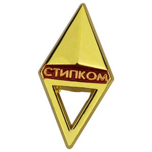 Kẽm Hợp Kim Đúc Biểu Tượng Bạc Kim Loại Phù Hiệu Cá Nhân Tùy Chỉnh Màu Đen Nickel Kim Cương Hình Ve Áo Pins Phù Hiệu - Product Image 3