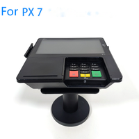 Pos Stand pour appareil de paiement PX7 comptoir en métal et en plastique support de machine à carte de crédit pivotant personnalisé