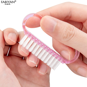 Bàn chải làm móng bán chạy nhất, lông mềm, chà rửa, làm sạch gel, phụ kiện làm móng nghệ thuật, dụng cụ chăm sóc móng tay và chân, có tay cầm - Product Image 2