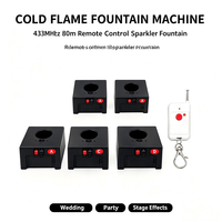 Machine à Fontaine d'Étincelles Froides Télécommandée 433 MHz 80m, Flamme Froide pour Mariage, Fête, Spectacle Scénique, Approvisionnement en Gros Transfrontalier Direct Usine