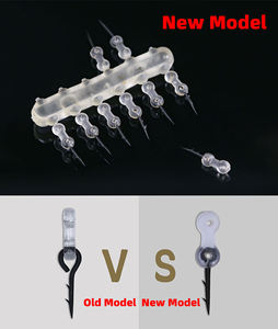 잉어 액세서리 실리콘 링, 스트레이트 생크 후크, 빠른 미끼 교수형 바늘 대형 미끼 공, 낚시 비즈 - Product Image 2