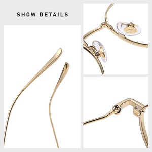 Lunettes optiques ovales en titane pour femmes <span class=keywords><strong>de</strong></span> <span class=keywords><strong>petite</strong></span> <span class=keywords><strong>taille</strong></span>, verres progressifs sur ordonnance personnalisée, montures <span class=keywords><strong>de</strong></span> lunettes - Product Image 3