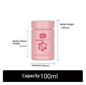 ขวดบรรจุภัณฑ์อาหารเสริมแบบแคปซูลสีชมพู ขนาด 100 มล./120 มล./180 มล.  วัสดุ PET/PP ฝาปิดแบบพลิกเปิด-ปิด ปิดผนึกอย่างดี - Product Image 6