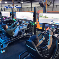 Simulador de Carreras Renixsim F1, Cabina Completa, Máquina de Juego de Carreras Arcade F1, Simulador de Conducción con Movimiento para Entrenamiento