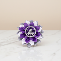 Broche corsage en satin inspirant fille d'Isis, couleurs personnelles personnalisées, ruban de haute qualité, broche fleur DOI maçonnique
