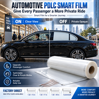 Araba Camları için Otomotiv PDLC Akıllı Film, Anahtarlanabilir Gizlilik Filmi, Elektrikli Akıllı Cam Filmi, Şeffaftan Opak'a