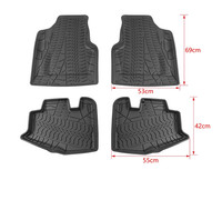 Accessoires de voiture, tapis de pied de voiture, doublure de cargaison, adapté pour Jeep Wrangler TJ 1997-2006