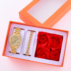 Nouvelle montre à quartz pour femmes, montres <span class=keywords><strong>de</strong></span> mode pour hommes et femmes, montres <span class=keywords><strong>de</strong></span> bureau avec calendrier, ensembles <span class=keywords><strong>de</strong></span> montres en or avec logo personnalisé - Product Image 1