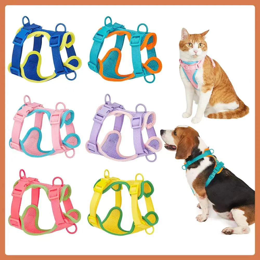 Reflective Mesh Breathable Big Dog Pet Harness