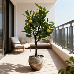 Árbol de Limón Artificial Miniatura de Plástico PE, Realista, de Alta Calidad, para Decoración de Bodas, Navidad, Hogar, Interiores y Exteriores - Product Image 3