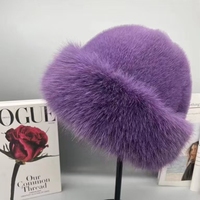 F4885 Gorros de Pescador de Felpa Cálidos de Invierno para Mujer, Gorros Rusos Ushanka de Piel Sintética para Niñas, Gorro de Esquí Esponjoso y Peludo
