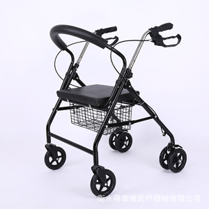 Elderly Shopping Cart, Supermarket Home Stroller, Sitting, Pushing, Folding Shopping <strong>Seat</strong>, Rest <strong>Seat</strong>, Pregnant Woman <strong>Walking</strong> <strong>Aid</strong> - Product Image 2