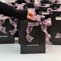 Sac cadeau haut de gamme pour événements de célébration d'ouverture de salons de beauté, cliniques esthétiques, entreprises et magasins de vêtements – Idéal comme souvenir pratique