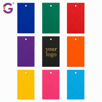 Étiquettes suspendues personnalisées, n'importe quel design de logo, imperméables, résistantes aux rayures, protégées contre les UV, écologiques, étiquettes en carton avec cordon pour vêtements