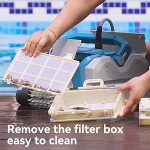 Limpiador de <span class=keywords><strong>Piscinas</strong></span> para una Potente Limpieza con Aspiradora, Robot Limpiador de <span class=keywords><strong>Piscinas</strong></span> Automático y Portátil - Product Image 5