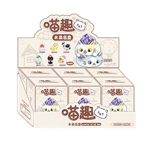 Ruijie MeowFun Crystal Blind <b>Box</b> Cartoon <b>Cat</b> Resin Ornament Gift Home Decoration Artistic Desktop Decor - Product Image 5