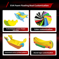 Bateau flottant en mousse EVA personnalisé pour les activités nautiques, les jeux aquatiques pour enfants et l'entraînement aquatique, les installations de divertissement aquatique