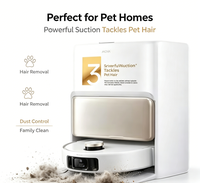 Robot Vacuum Mop Rumah Tangga Mova P60 PRO 24KPa Daya Hisap Super, Pembersihan Otomatis, Penghindaran Rintangan AI, Navigasi Cerdas