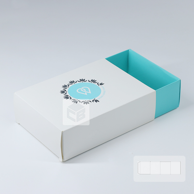 Custom Hijab Gift Box Packaging Art Paper Folded Drawer Sliding Case Discounts for Branded Corporate Events and Product Launches