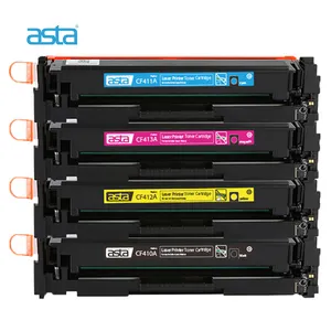 Asta Nhà cung cấp Hộp mực CF410A CF411A CF412A CF413A 410 410A màu sắc với chip tương thích cho HP thương hiệu Nhà máy
