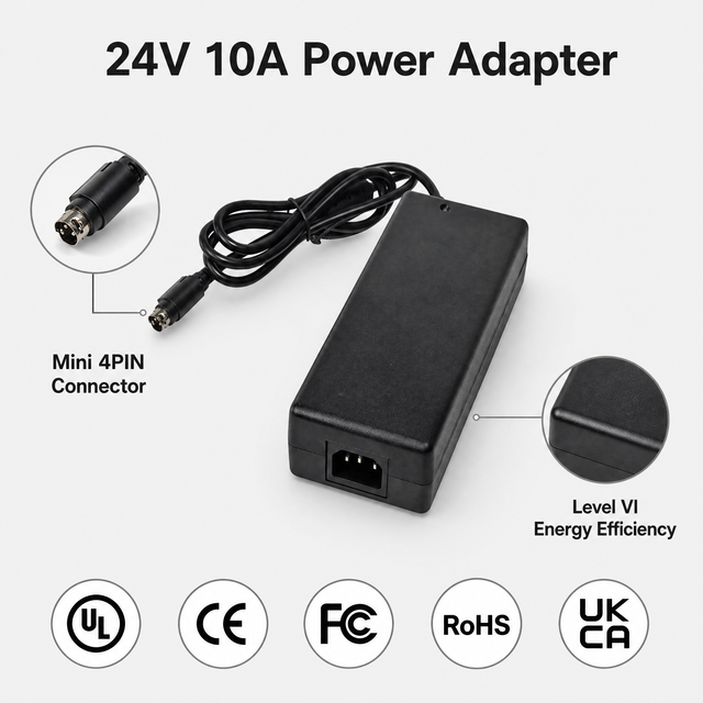 UL CE RoHS FCC PSE 240w 200w 180w 150w 12v 15v 19v 36v 48v 7.5a 8a 8.3a 15a 20a Switching Power Supply 24v 10a Ac Dc Adapter