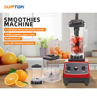 Sunton Aanpasbare Multifunctionele Huishoudelijke Fruit Fruit Vers Sap Smoothie Mixer Zware Commerciële Industriële Blender