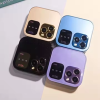 Mejor Teléfono Móvil Plegable I16 Pro Mini 2G GSM Doble Tarjeta SIM Marcación Rápida Reproductor de Video Voz Mágica Conector 3.5mm Radio FM Celular Pequeño